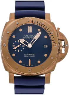 Panerai Submersible PAM01074 Bronze Blue