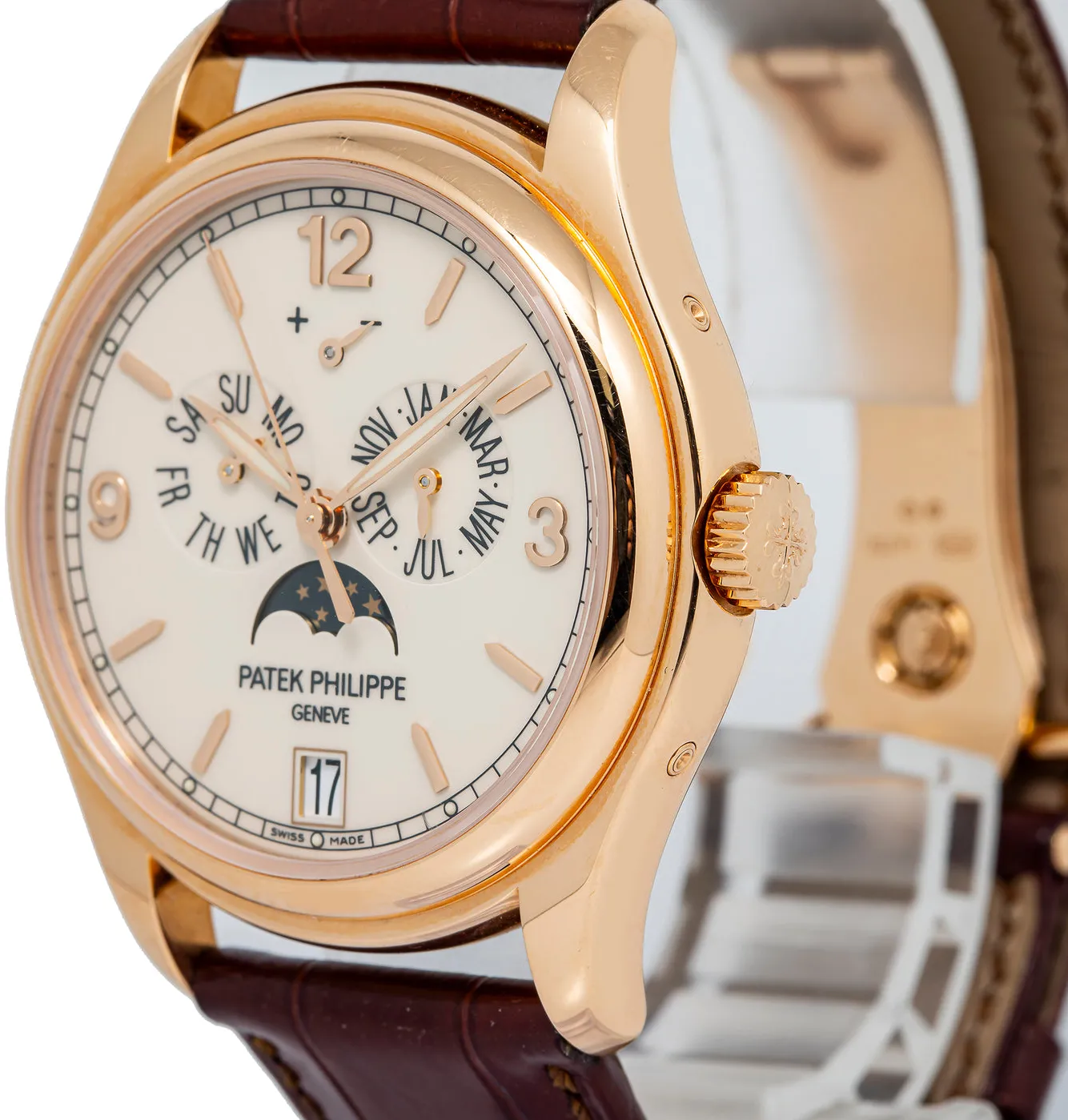 Patek Philippe Annual Calendar 5146R-001 39mm Rose gold and 18k rose gold Beige 2