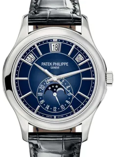 Patek Philippe Complications Annual Calendar 5205G-001 40mm White gold Blue