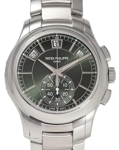 Patek Philippe Annual Calendar Chronograph 5905/1A-001 42mm Stainless steel Green