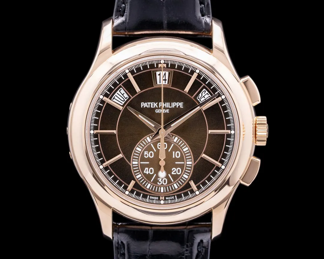 Patek Philippe Annual Calendar Chronograph 5905R-001 42mm Rose gold Brown