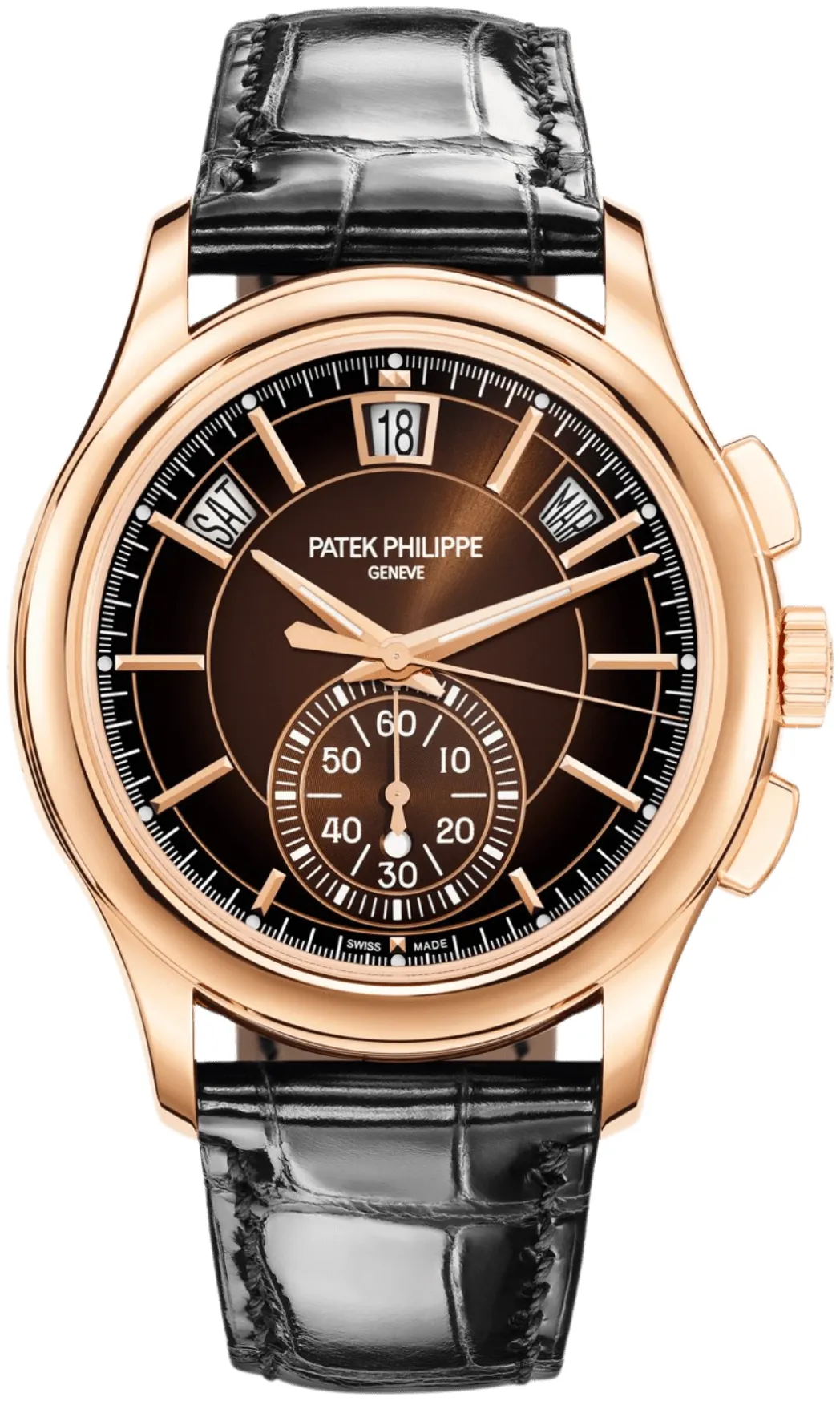 Patek Philippe Annual Calendar Chronograph 5905R-001 42mm Rose gold Brown