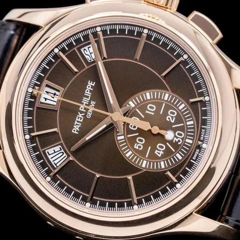 Patek Philippe Annual Calendar Chronograph 5905R-001 42mm Rose gold Brown 5