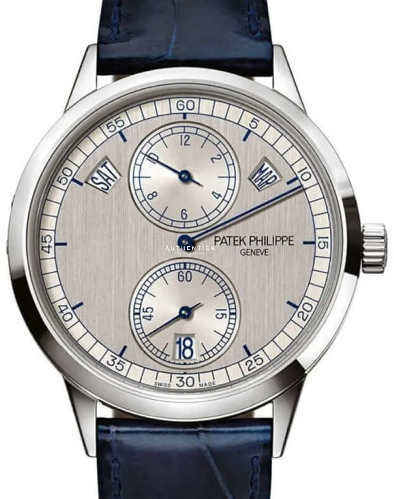 Patek Philippe Annual Calendar Regulator 5235G-001 40.5mm White gold and 18k white gold Silver