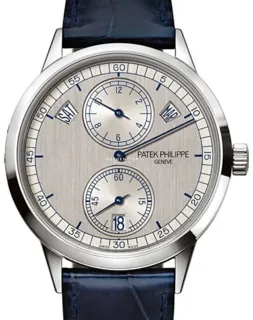 Patek Philippe Complications Annual Calendar 5235G-001 40.5mm White gold Silver