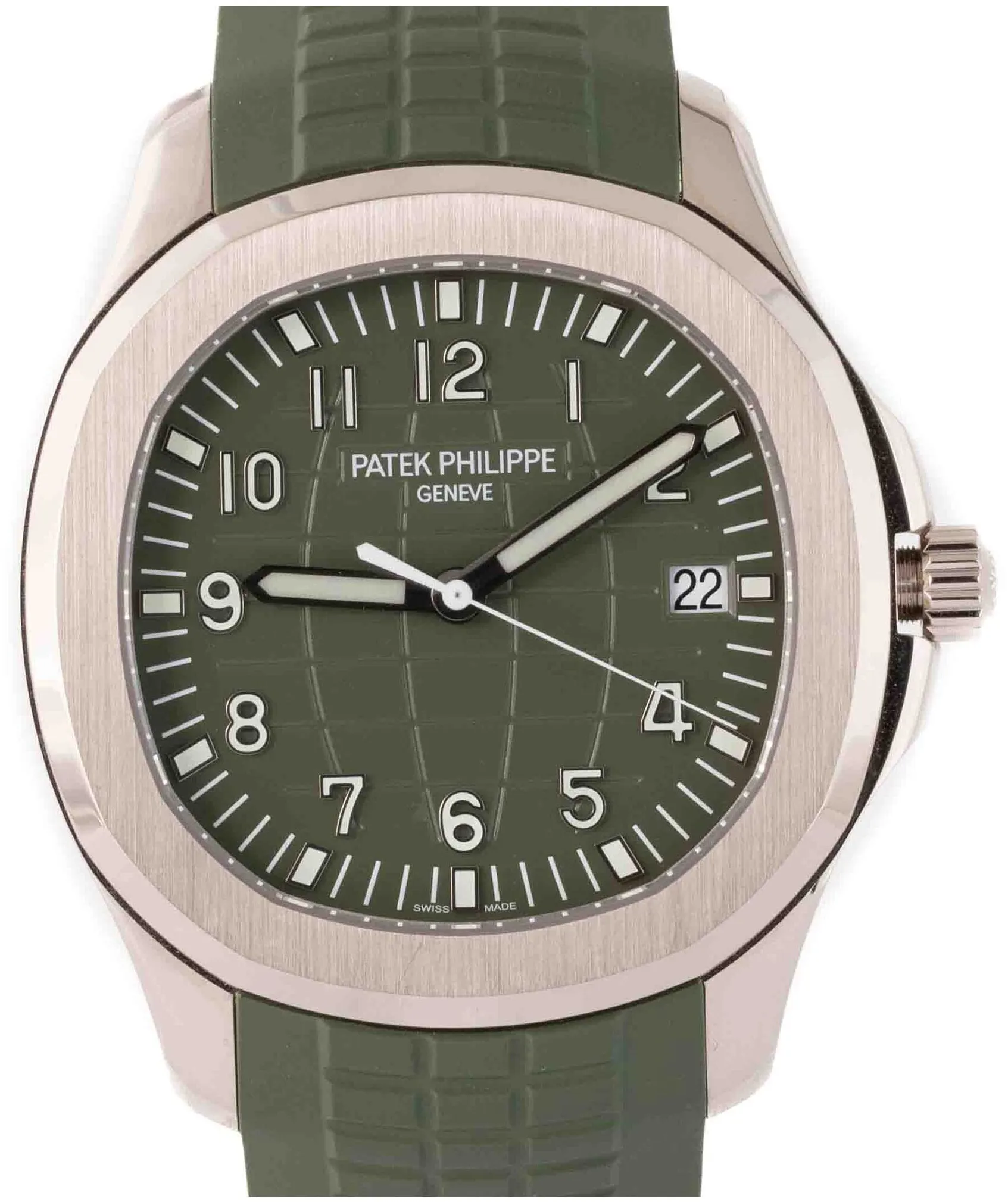 Patek Philippe Aquanaut 5168G-010 42mm White gold Green 4