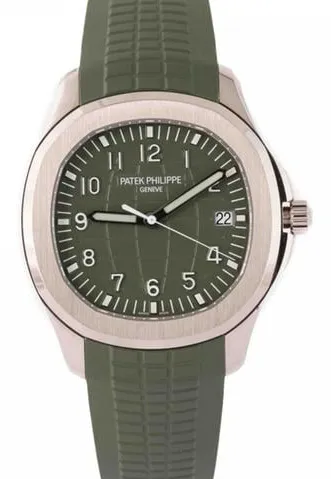 Patek Philippe Aquanaut 5168G-010 42mm White gold Green