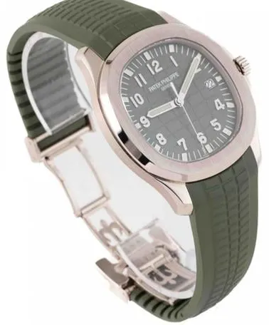 Patek Philippe Aquanaut 5168G-010 42mm White gold Green 2