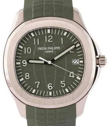 Patek Philippe Aquanaut 5168G-010 42mm White gold Green 4