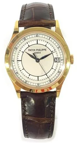 Patek Philippe Calatrava 5296r 38mm Rose gold Silver