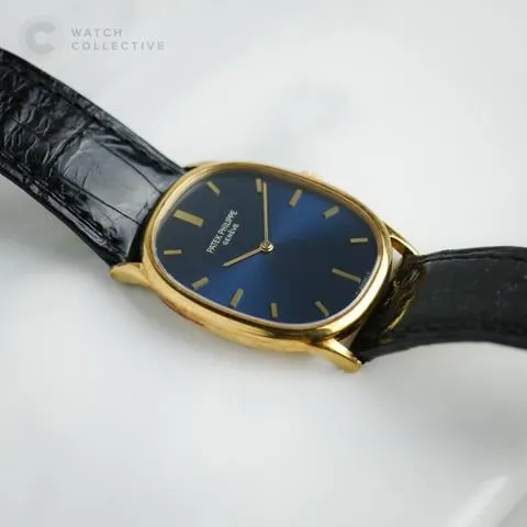 Patek Philippe Ellipse 3846 32mm Yellow gold Blue 3