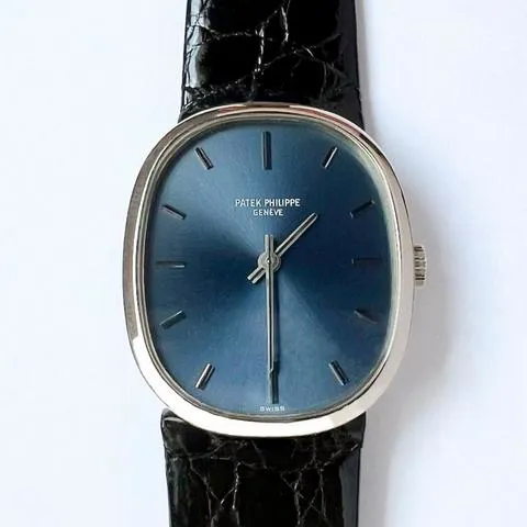 Patek Philippe Golden Ellipse 3648 27mm White gold Blue