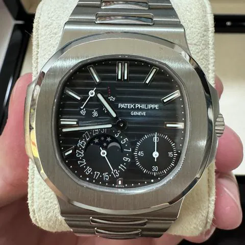 Patek Philippe Nautilus Moonphase 5712/1A-001 40mm Stainless steel Blue