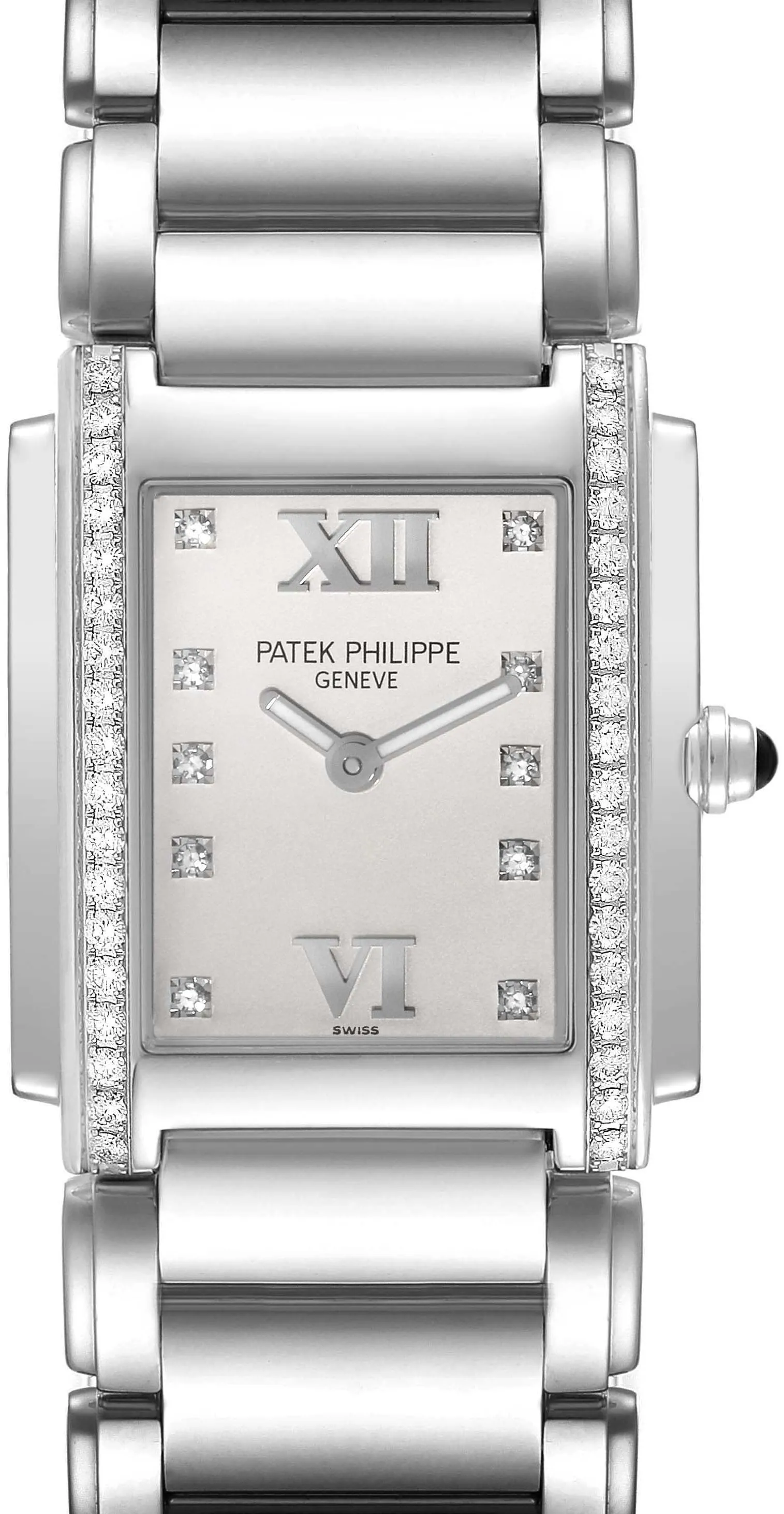 Patek Philippe Twenty~4 4910/10A-011 25mm Stainless steel White