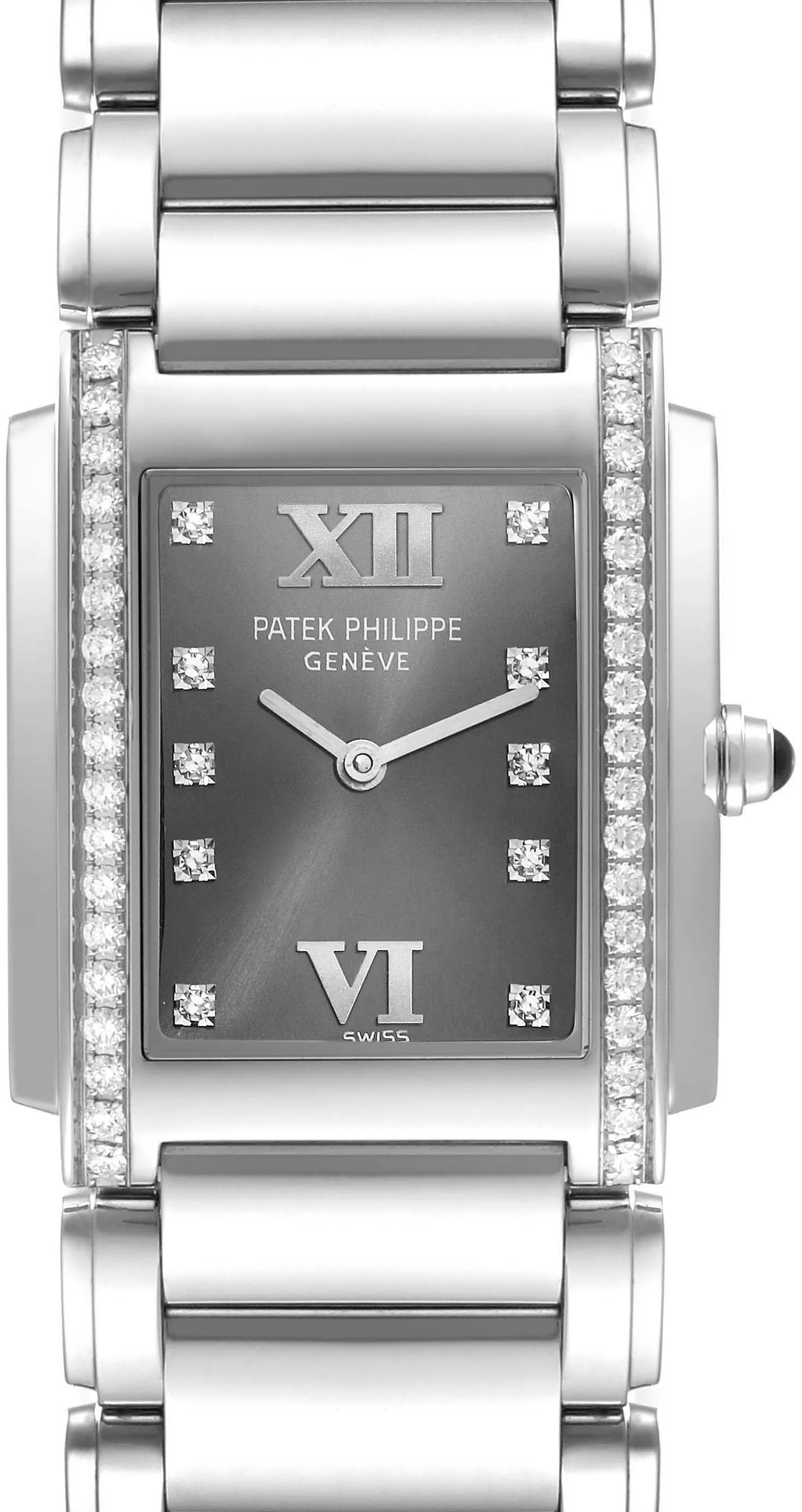 Patek Philippe Twenty~4 4910 25mm Stainless steel Eternal gray