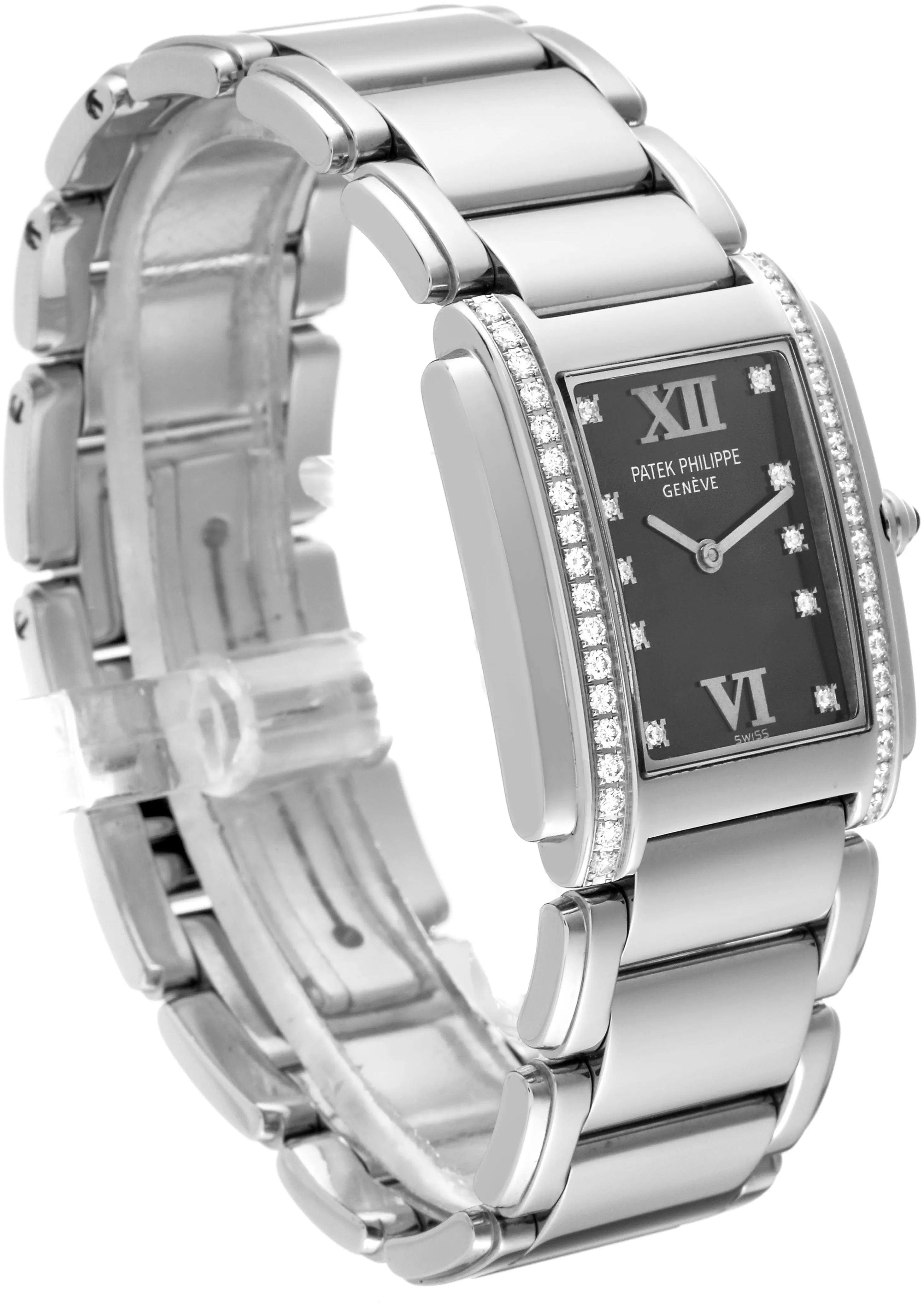 Patek Philippe Twenty~4 4910 25mm Stainless steel Gray 2