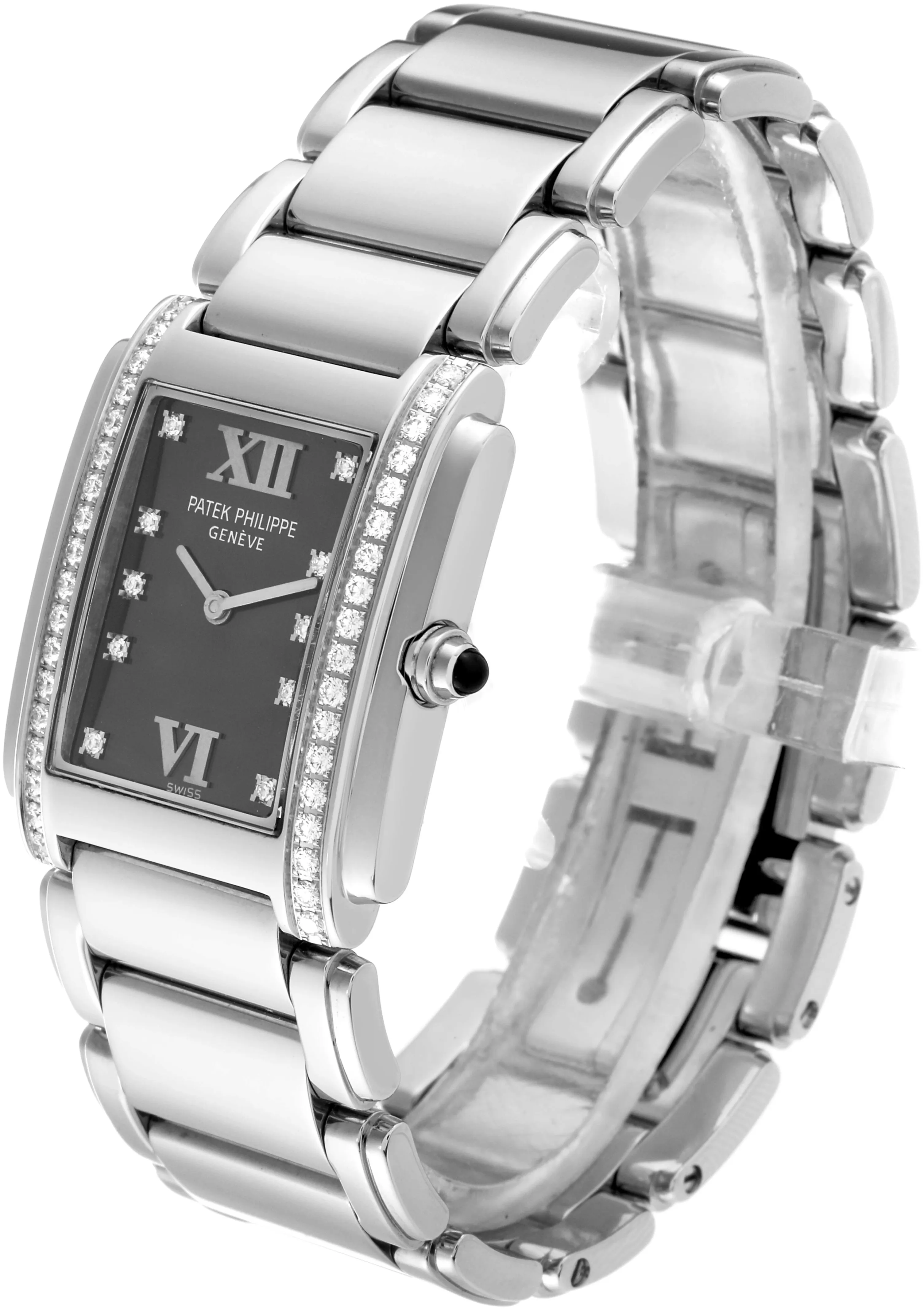 Patek Philippe Twenty~4 4910 25mm Stainless steel Gray 3