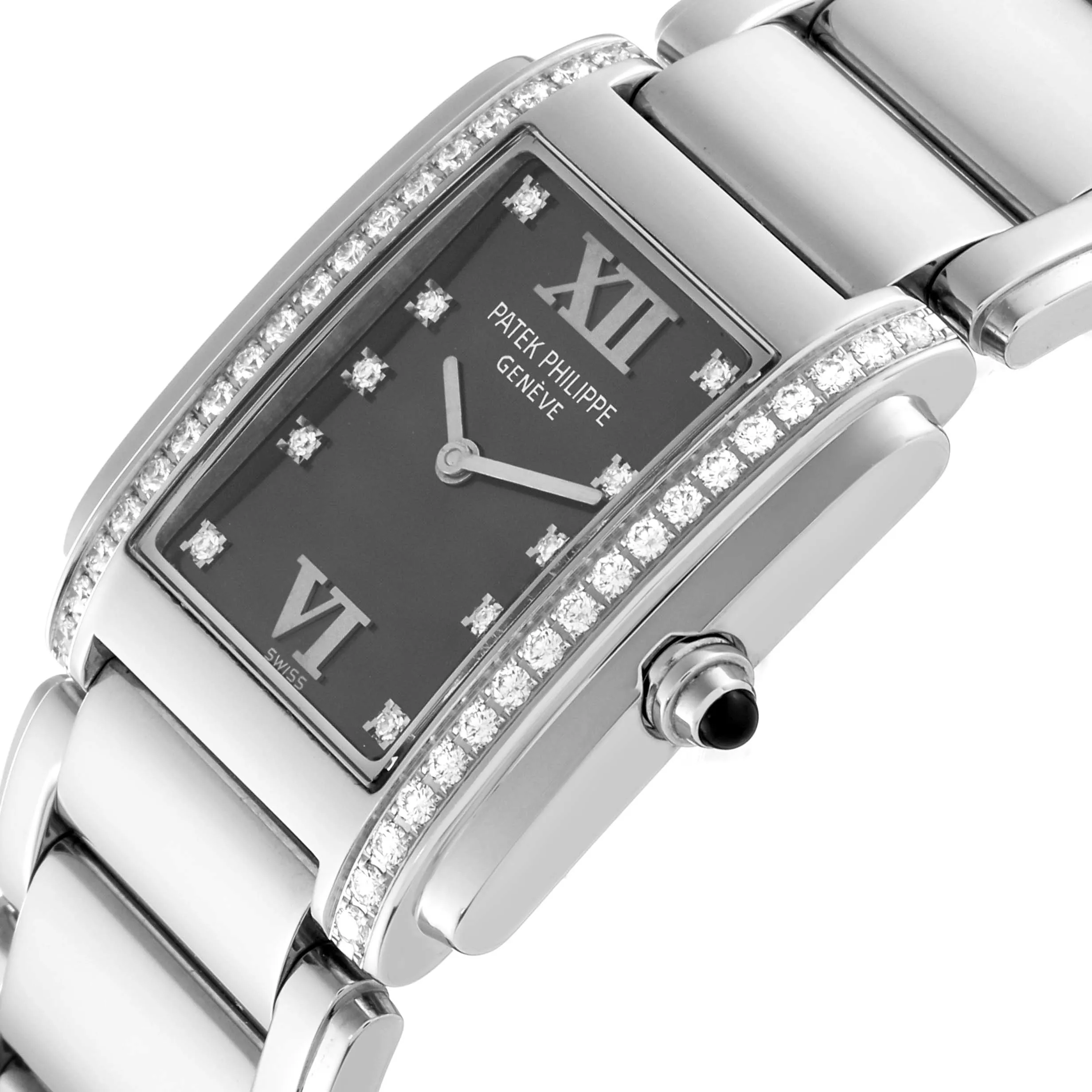 Patek Philippe Twenty~4 4910 25mm Stainless steel Gray 4