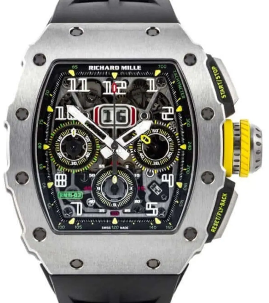 Richard Mille RM11-03 RM 11-03 50mm Titanium Skeletonized