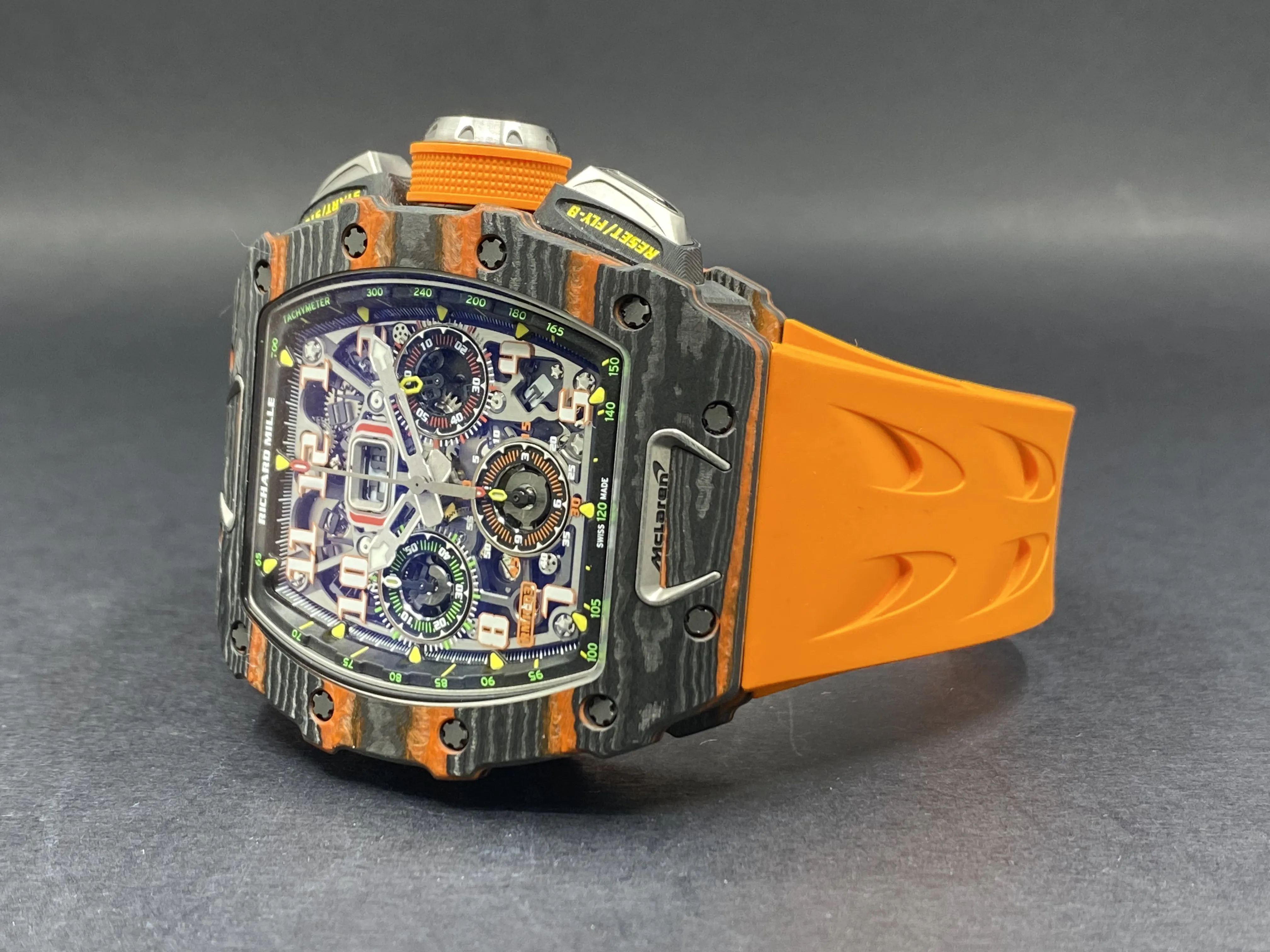 Richard Mille RM11-03 RM11-03 MCL CA-FQ 50mm Carbon fiber Skeletonized 1