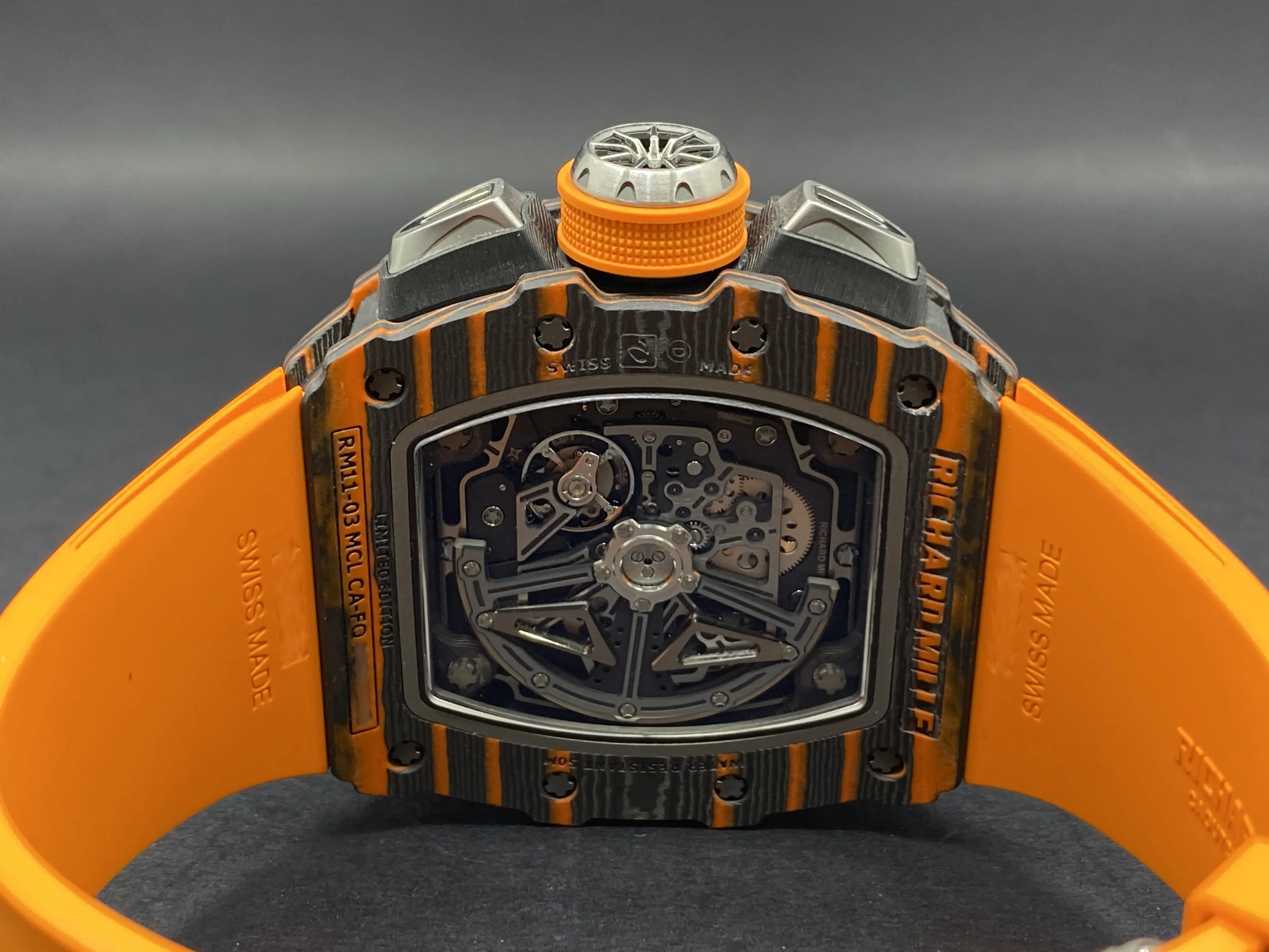 Richard Mille RM11-03 RM11-03 MCL CA-FQ 50mm Carbon fiber Skeletonized 4