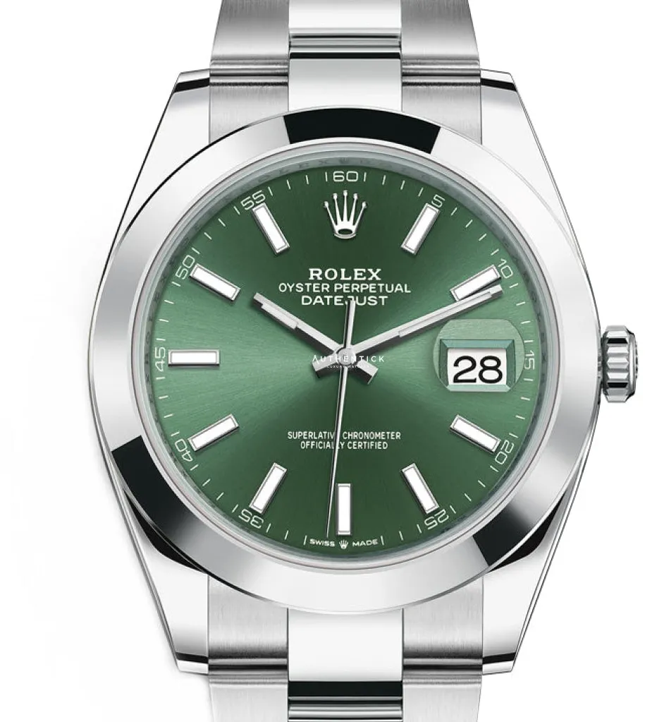 Rolex Datejust 126300-0019 41mm Oystersteel Green