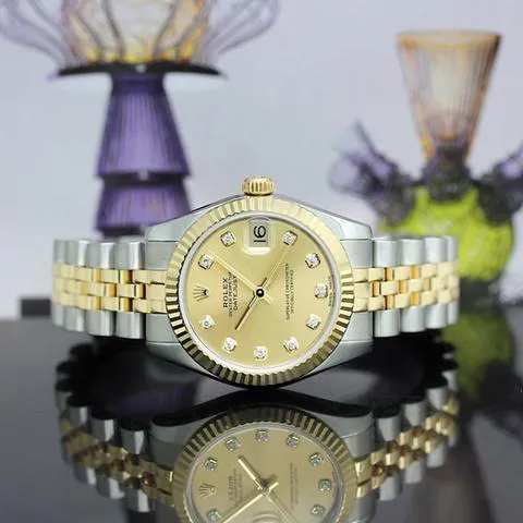 Rolex Datejust 31 178273 31mm Yellow gold and Stainless steel Champagne