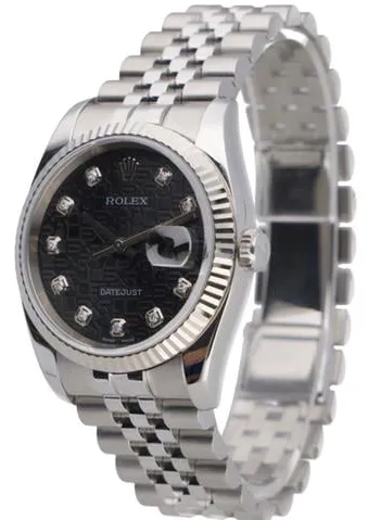 Rolex Datejust 36 116234 36mm Stainless steel Black 2