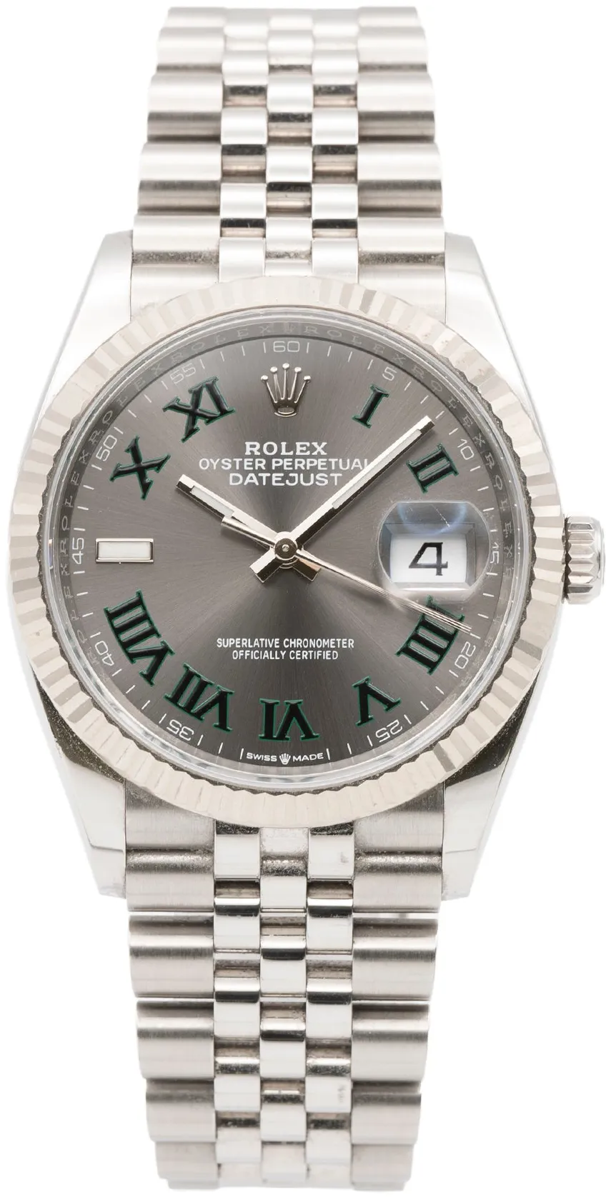 Rolex Datejust 36 126234 36mm White gold and Stainless steel Wimbledon