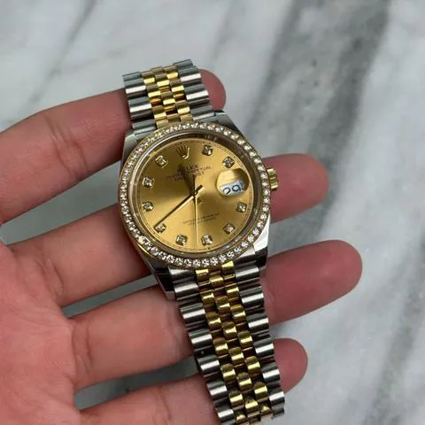 Rolex Datejust 36 126283RBR 36mm Yellow gold and Stainless steel Champagne