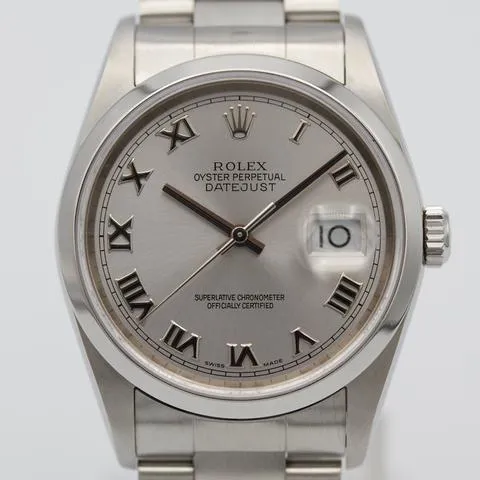 Rolex Datejust 36 16200 36mm Stainless steel Silver