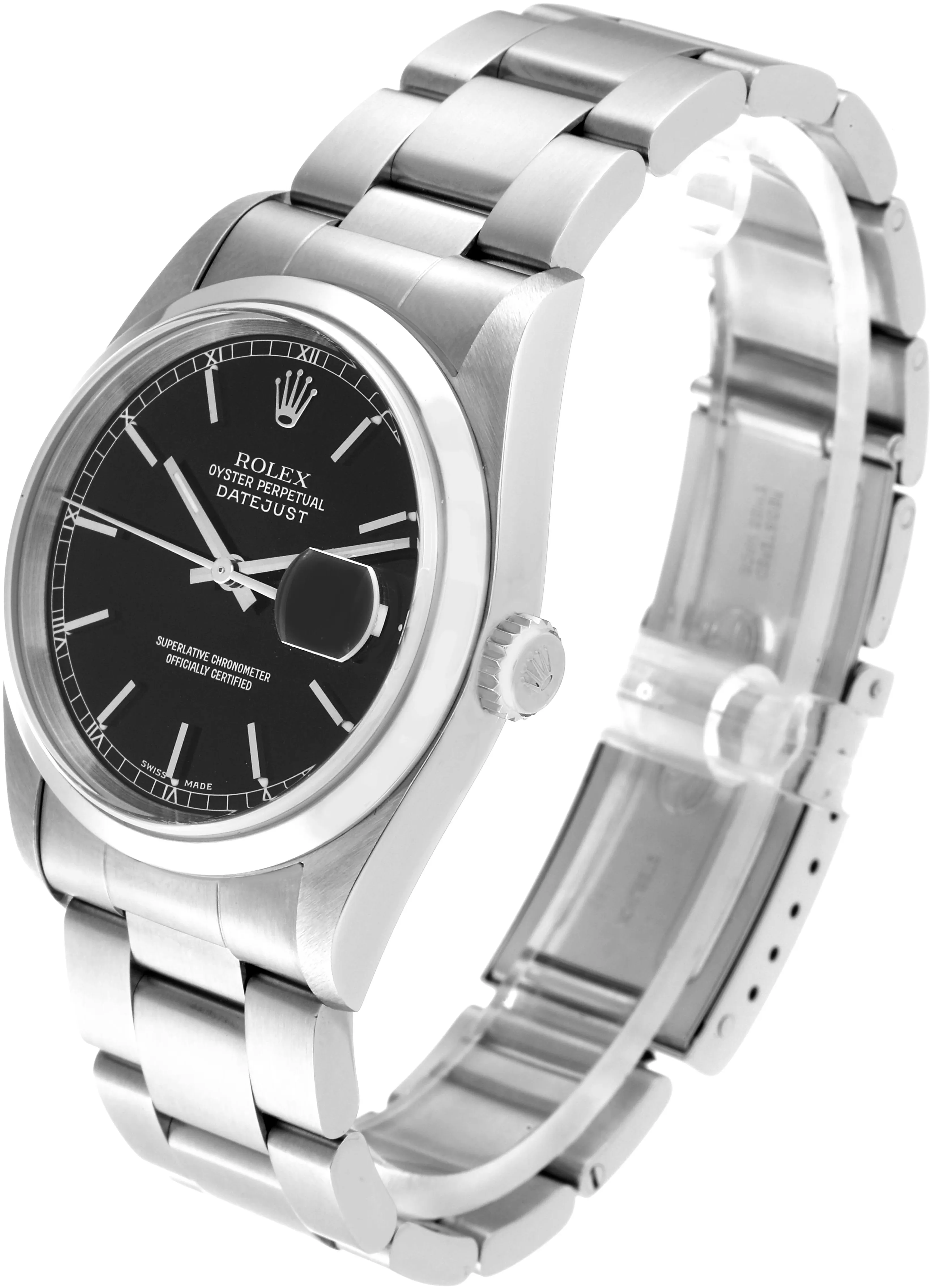 Rolex Datejust 36 16200 36mm Stainless steel Black 3