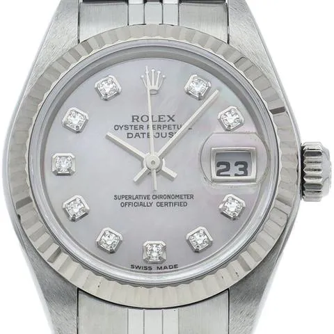 Rolex Datejust 79174NG 26mm White gold White