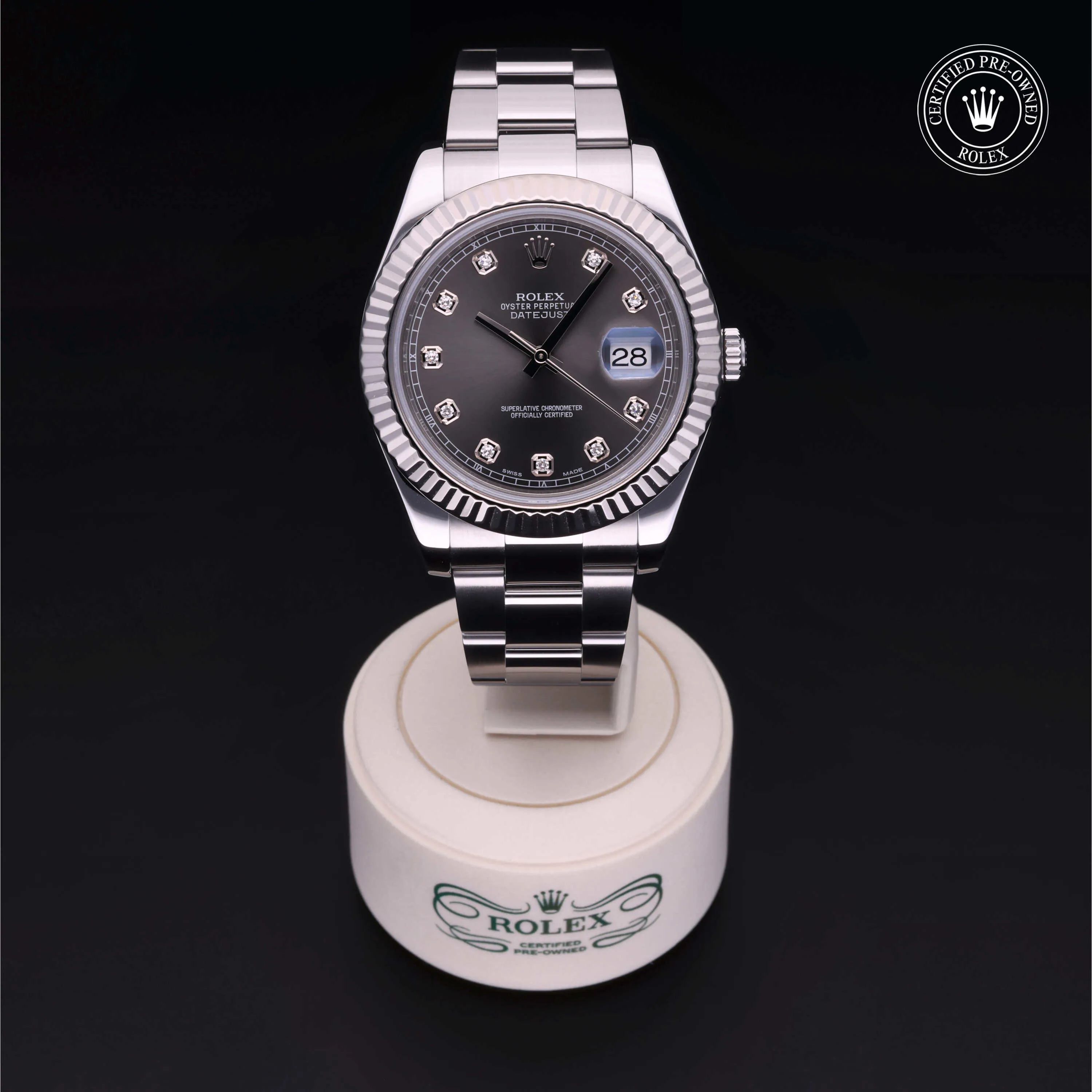 Rolex Datejust II 116334-0009 41mm Rolesor 18 Carat White Gray 1