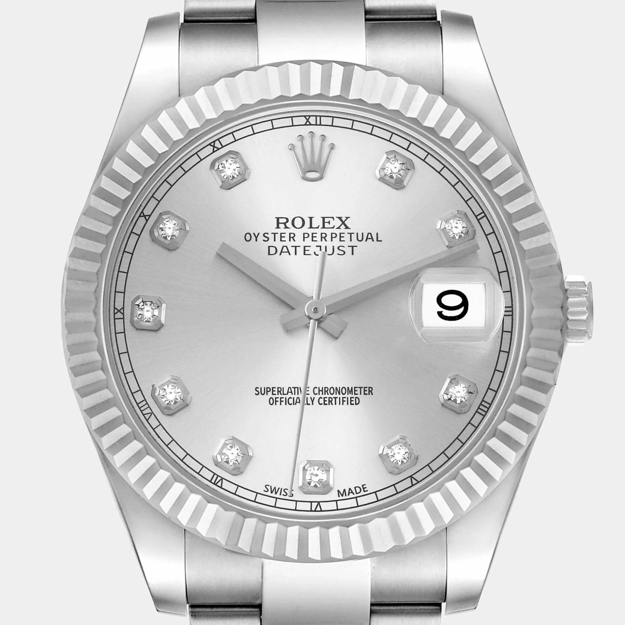 Rolex Datejust II 116334 White gold and Stainless steel and 18k white gold Silver 4