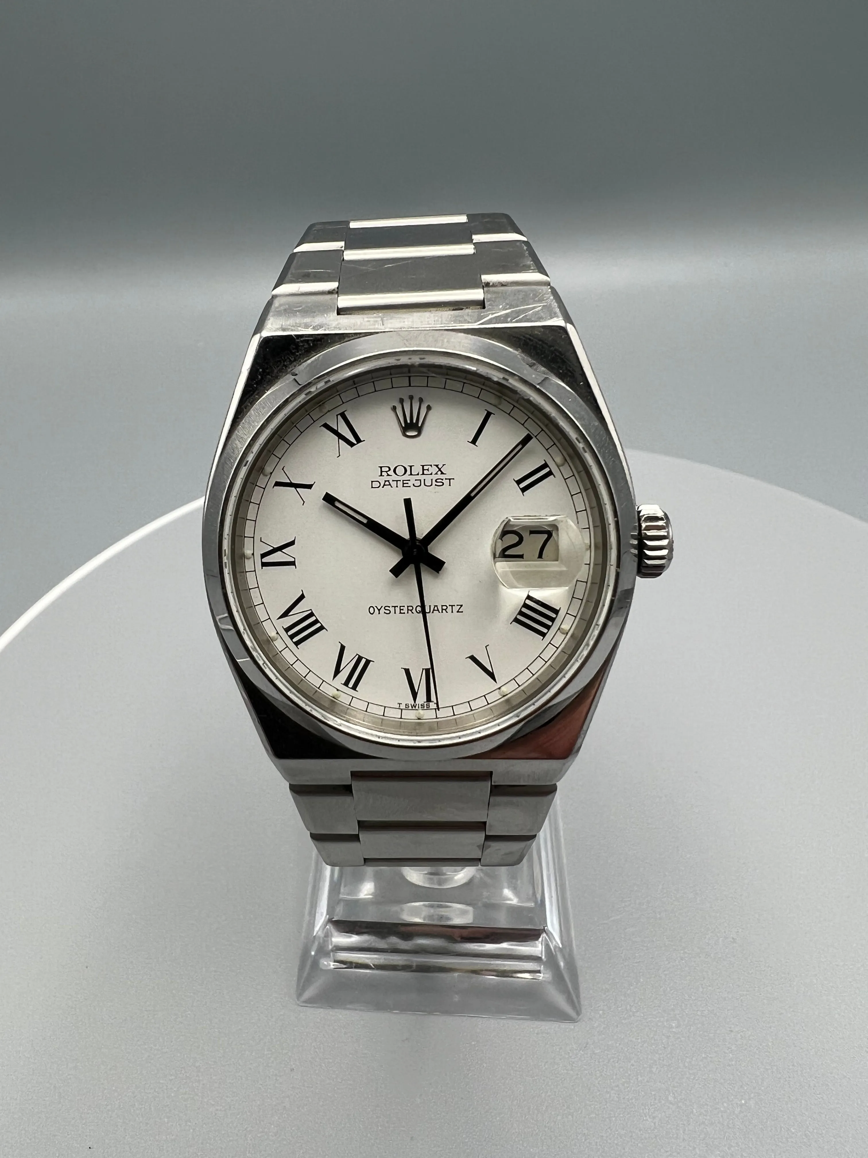 Rolex Datejust Oysterquartz 17000 36mm Stainless steel White