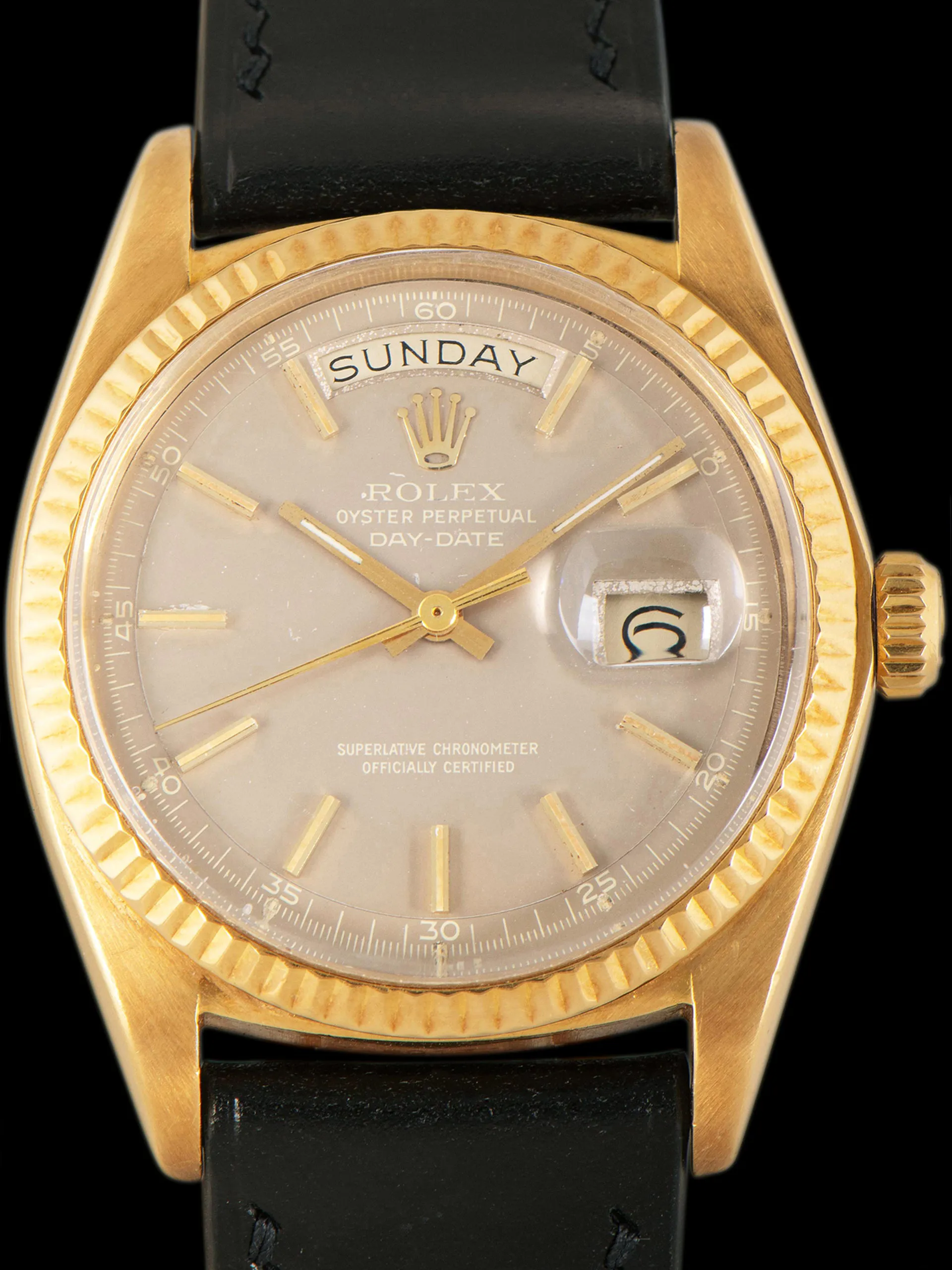 Rolex Day-Date 36 1803 36mm Yellow gold and 18k yellow gold  Havana "Ghost" W/ Minute Track