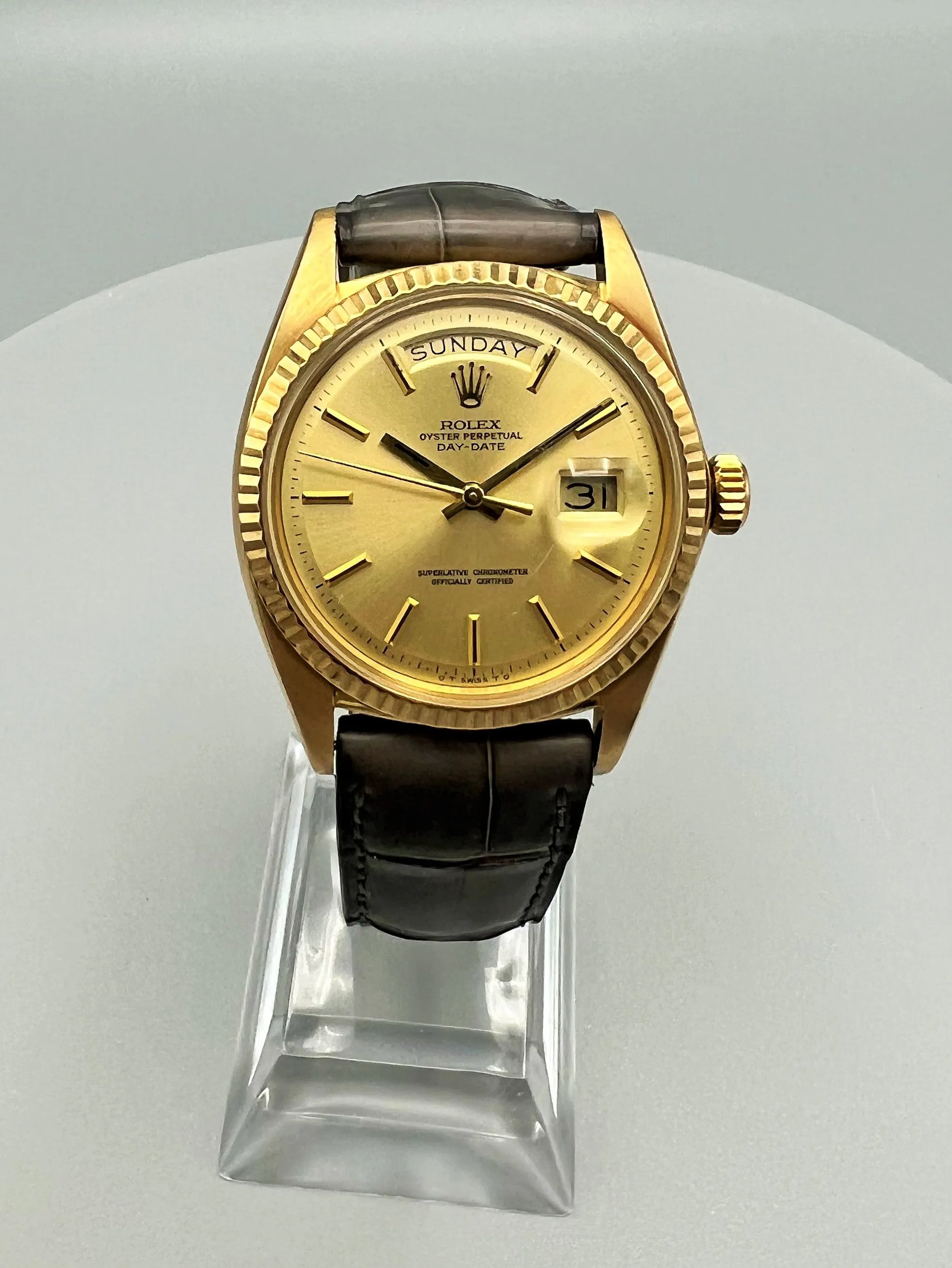 Rolex Day-Date 36 1803 Yellow gold Champagne