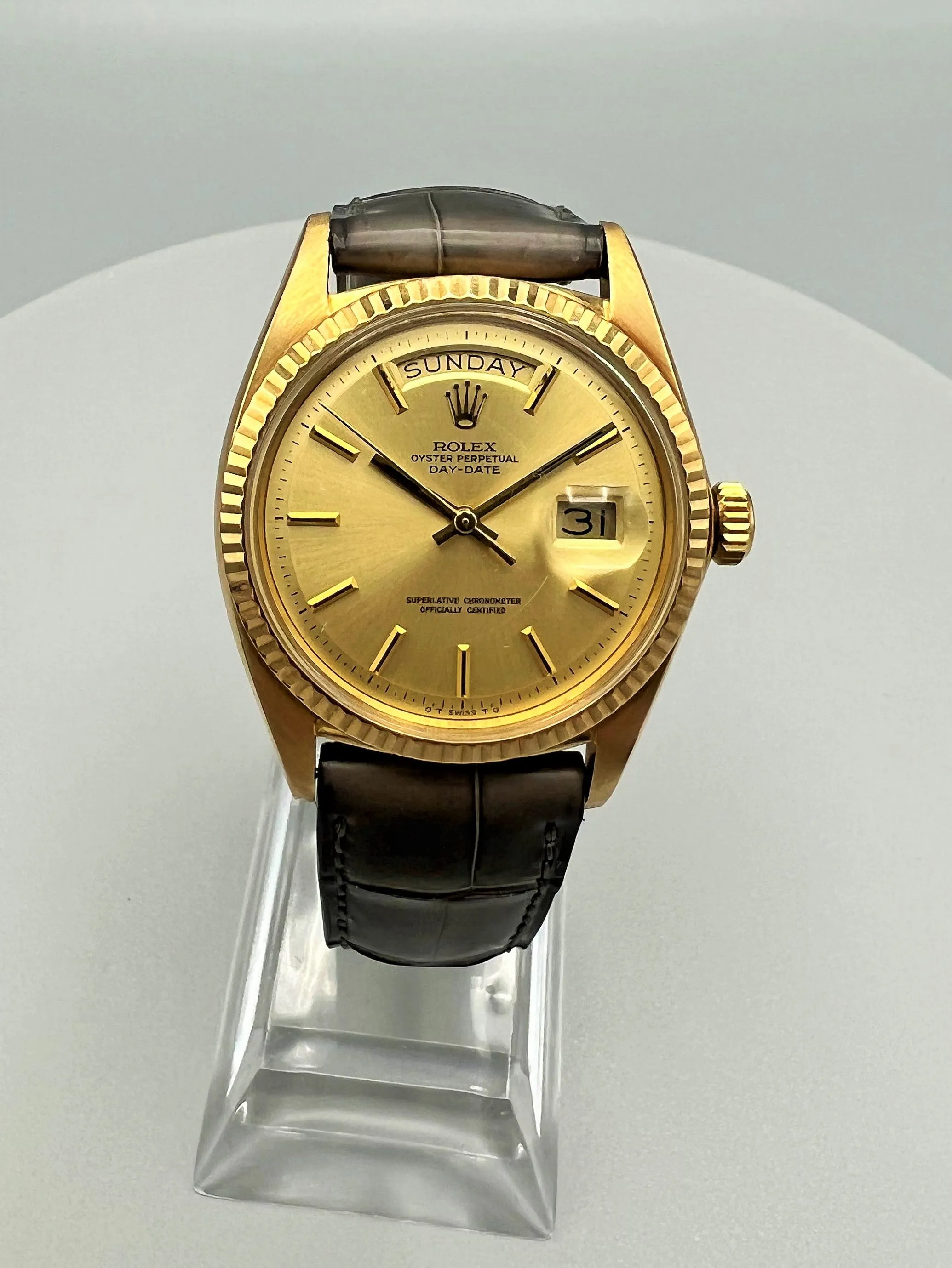 Rolex Day-Date 36 1803 Yellow gold Champagne 1