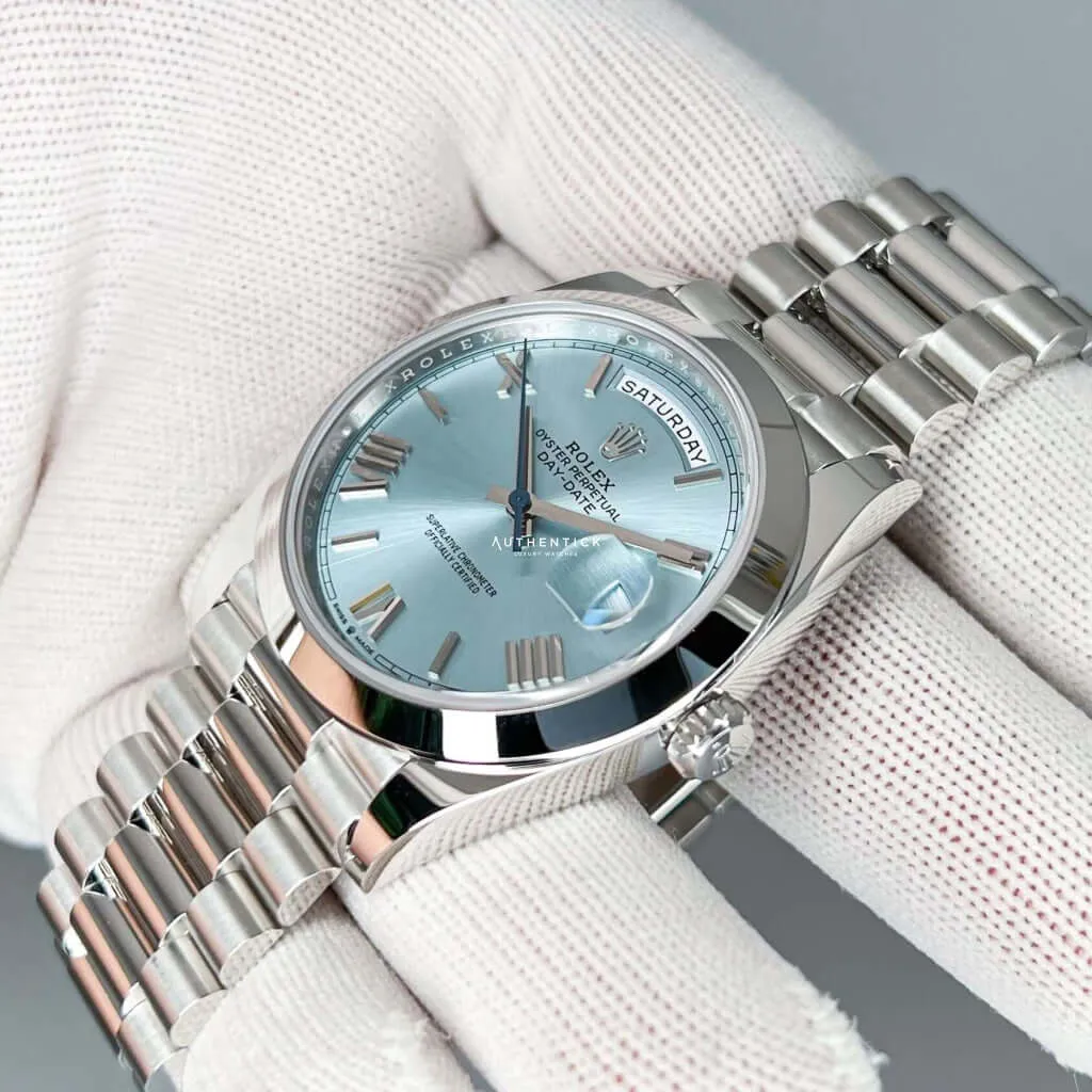 Rolex Day-Date 40 228206 40mm Blue 3