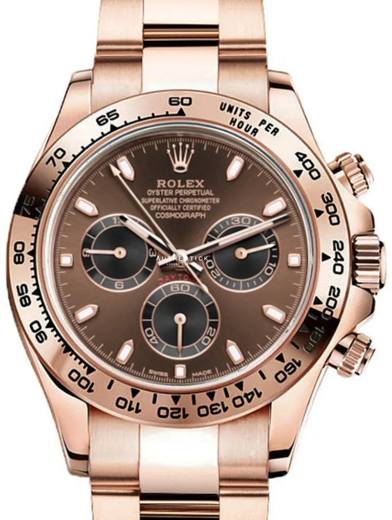 Rolex Daytona 116505-0013 40mm Everose gold Brown