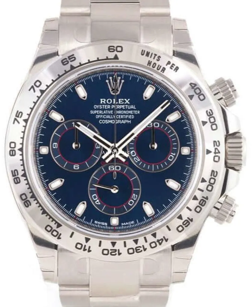 Rolex Daytona 116509-0071 40mm White gold and 18k white gold Blue