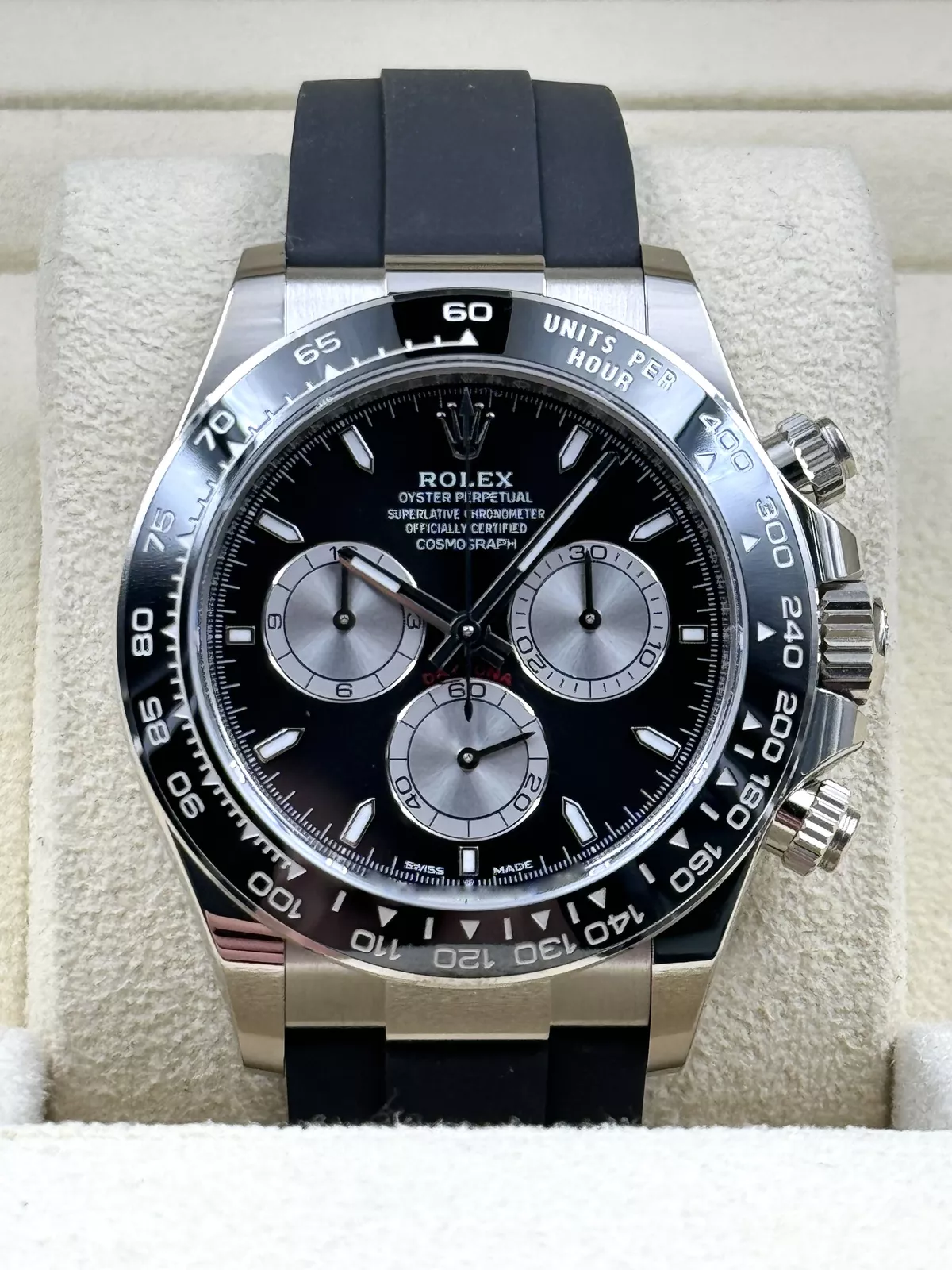 Rolex Daytona 126519LN 40mm White gold Black