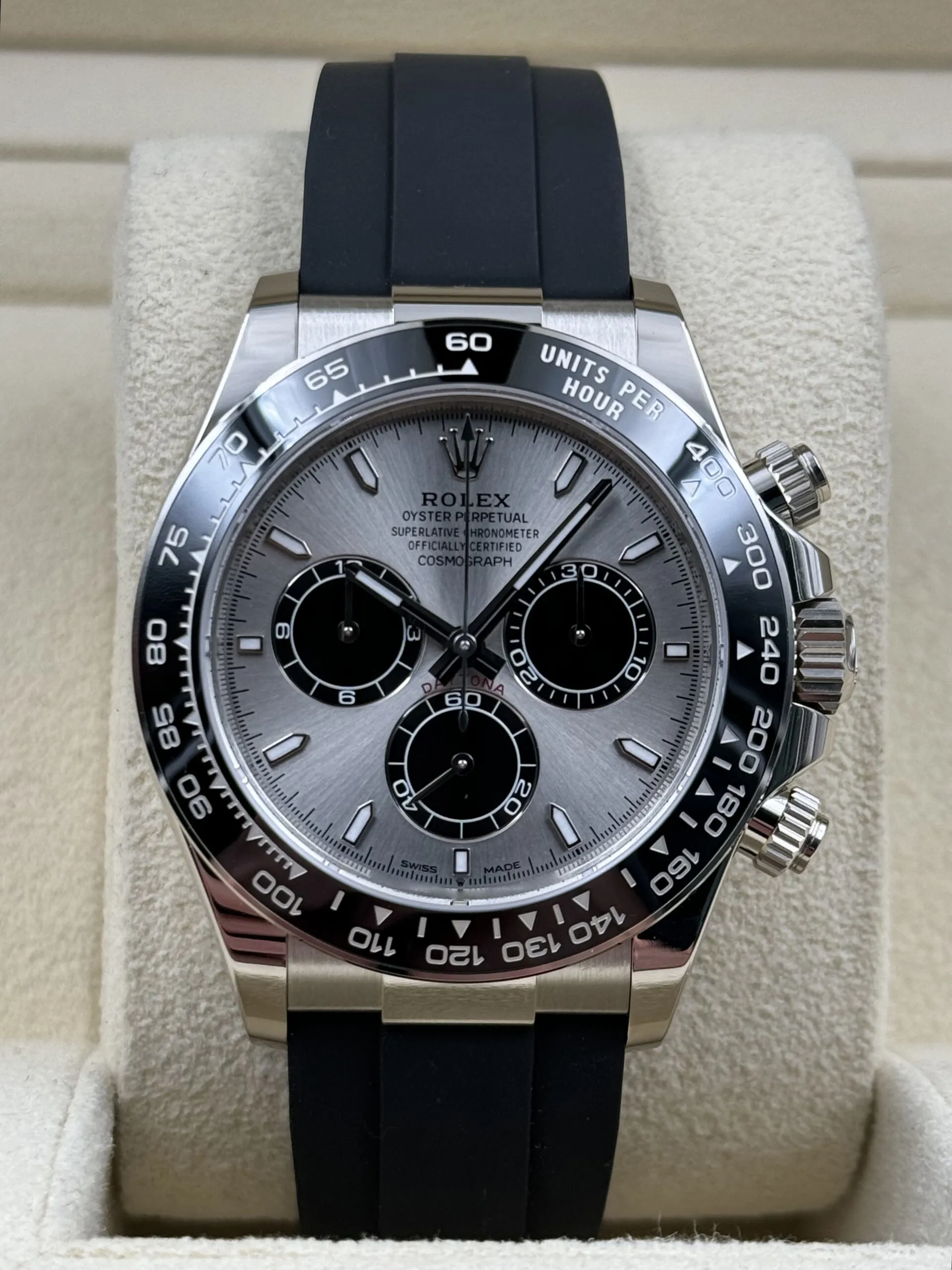 Rolex Daytona 126519LN 40mm White gold Silver