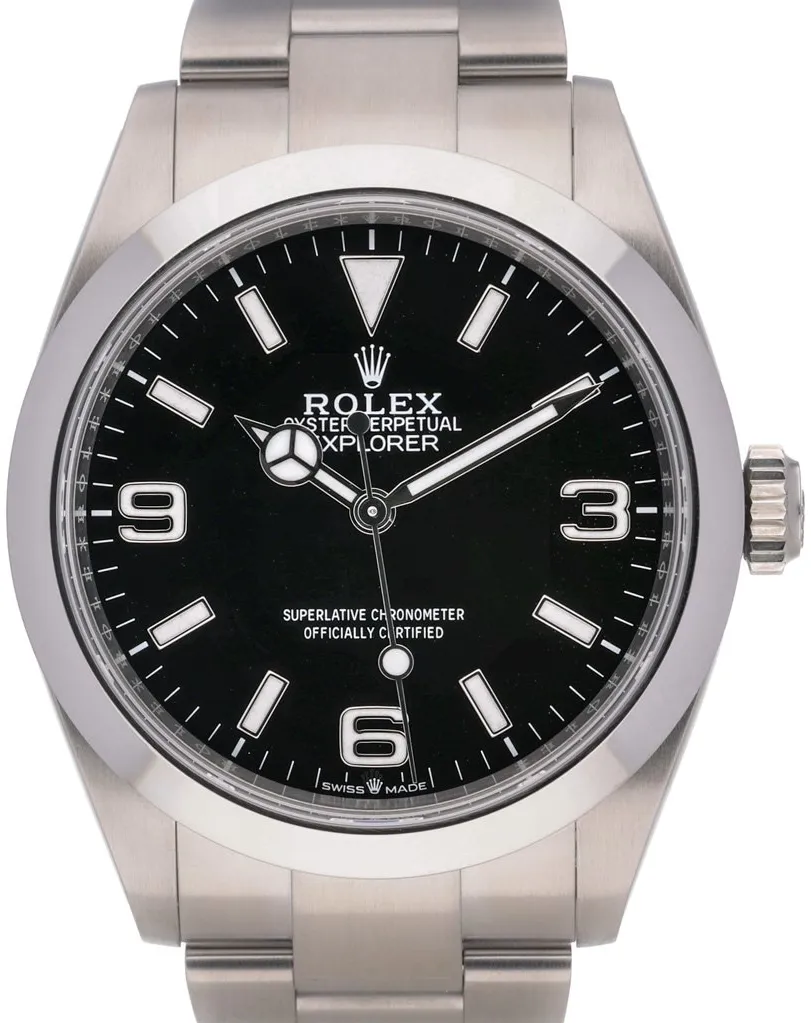 Rolex Explorer 224270 40mm Oystersteel Black