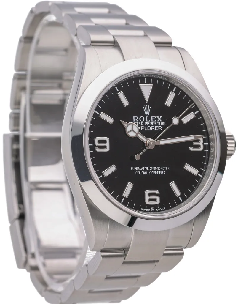 Rolex Explorer 224270 40mm Oystersteel Black 4