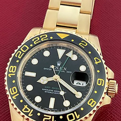 Rolex GMT-Master II 116718 41mm Yellow gold Black 1