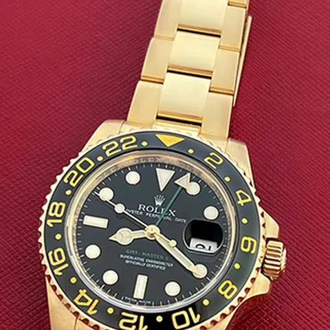 Rolex GMT-Master II 116718 41mm Yellow gold Black 2