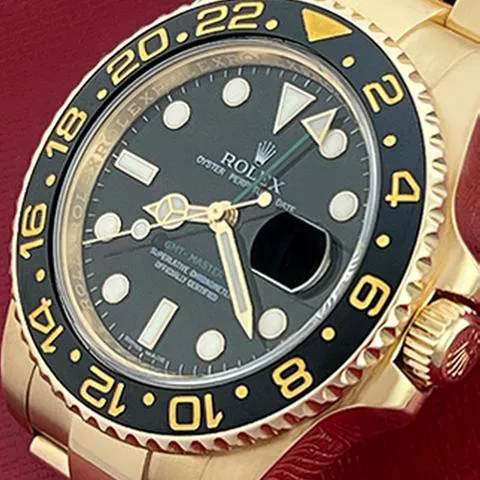 Rolex GMT-Master II 116718 41mm Yellow gold Black 4