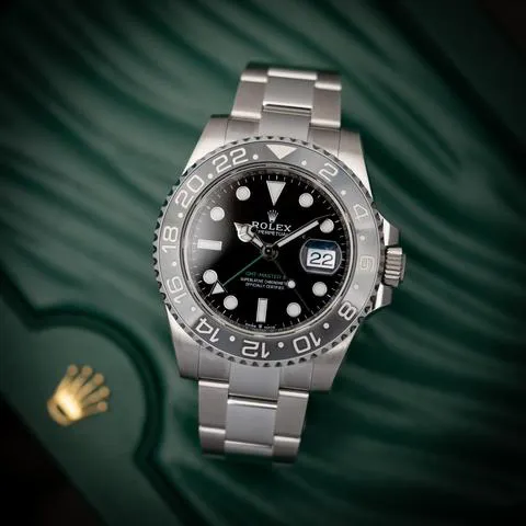 Rolex GMT-Master II 126710GRNR 40mm Stainless steel Black